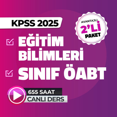 2025 Eğitim Bilimleri + Sınıf ÖABT Canlı Ders - 1