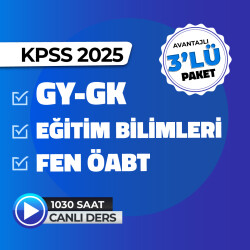 2025 GYGK + Eğitim Bilimleri + Fen Bilimleri ÖABT Canlı Ders - 1