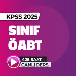 2025 Sınıf Öğretmenliği ÖABT Canlı Ders - 1